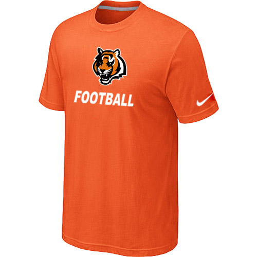 Men's Cincinnati Bengals Nike Facility T Shirt Orange