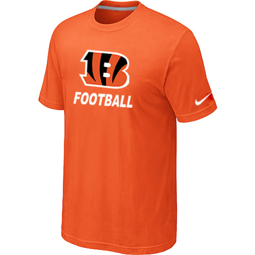 Men's Cincinnati Bengals Nike Facility T Shirt Orange2