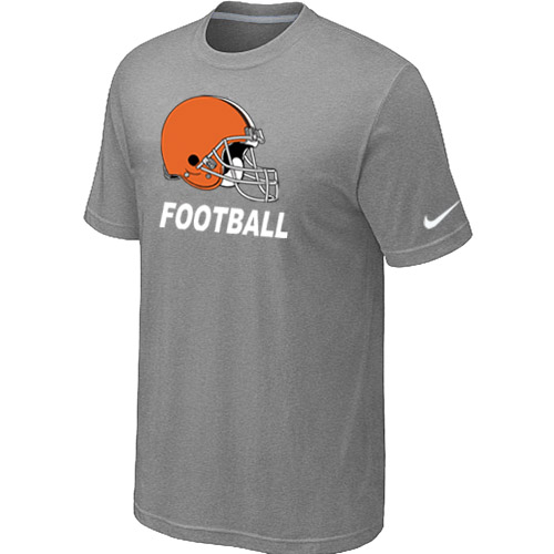 Men's Cleveland Browns Nike Facility T Shirt Grey