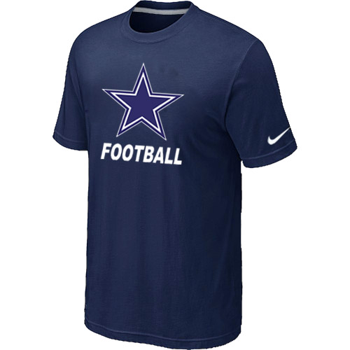 Men's Dallas cowboys Nike Facility T Shirt D.Blue