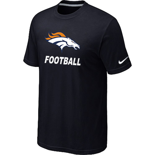 Men's Denver Broncos Nike Facility T Shirt Black