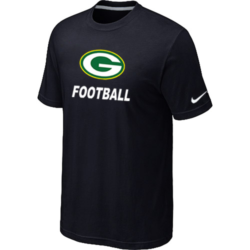 Men's Green Bay Packers Nike Facility T Shirt Black