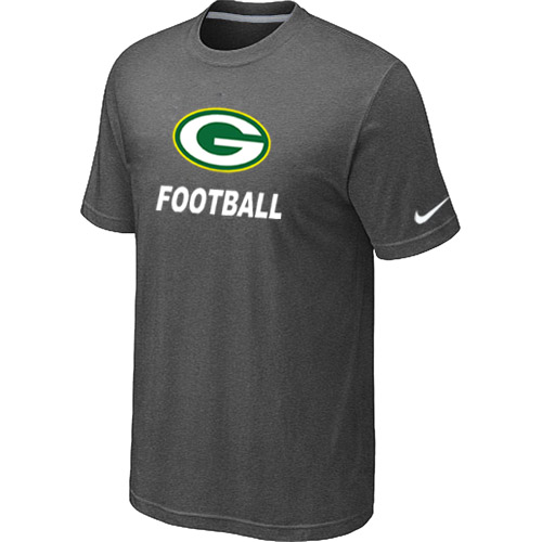 Men's Green Bay Packers Nike Facility T Shirt D.Grey