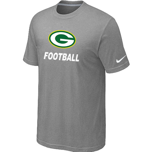 Men's Green Bay Packers Nike Facility T Shirt Grey