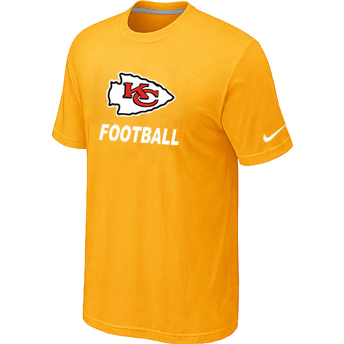 Men's Kansas City Chiefs Nike Facility T Shirt Yellow
