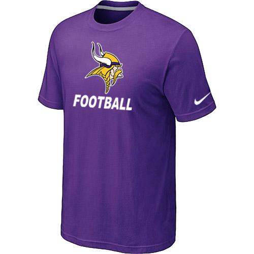 Men's Minnesota Vikings Nike Cardinal Facility T Shirt Purple