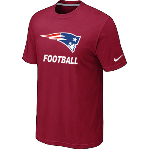 Men's New England Patriots Nike Facility T Shirt Red