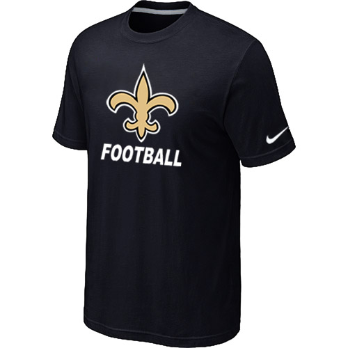 Men's New Orleans Saints Nike Facility T Shirt Black