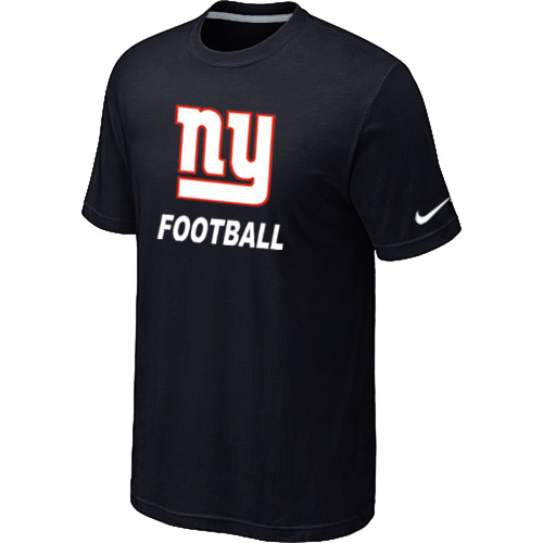 Men's New York Giants Nike Facility T Shirt Black