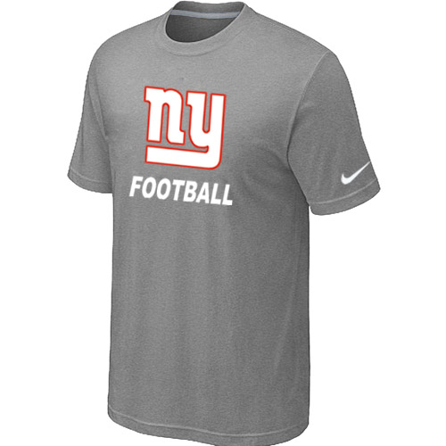 Men's New York Giants Nike Facility T Shirt Grey