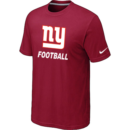 Men's New York Giants Nike Facility T Shirt Red