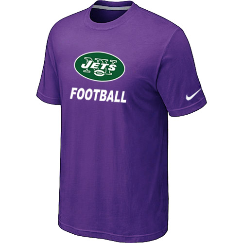 Men's New York Jets Nike Facility T Shirt Purple
