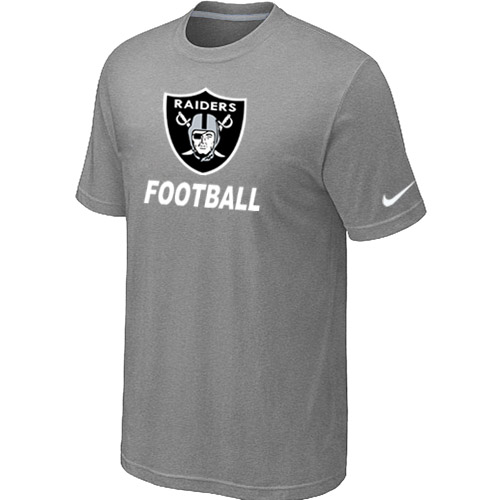Men's Oakland Raiders Nike Facility T Shirt Grey