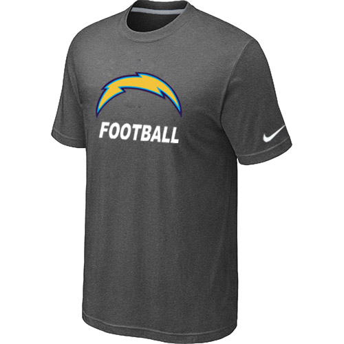 Men's San Diego Charger Nike Facility T Shirt D.Grey