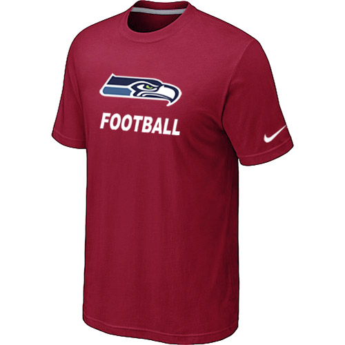 Men's Seattle Seahawks Nike Facility T Shirt Red