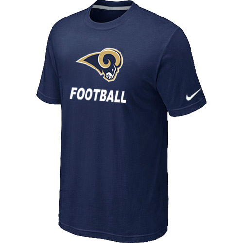 Men's St.Louis Rams Nike Facility T Shirt D.Blue