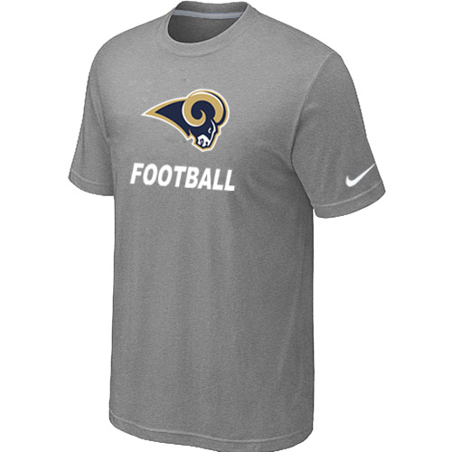 Men's St.Louis Rams Nike Facility T Shirt Grey