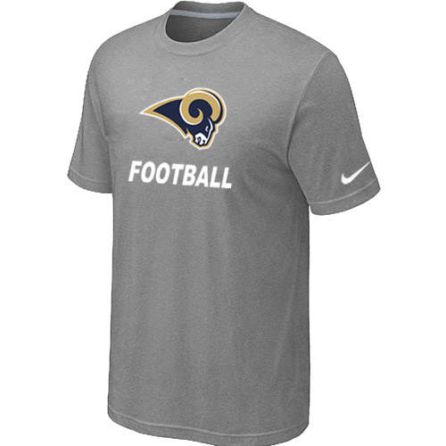 Men's St.Louis Rams Nike Facility T Shirt Grey Men's St.Louis Rams Nike Facility T Shirt Grey