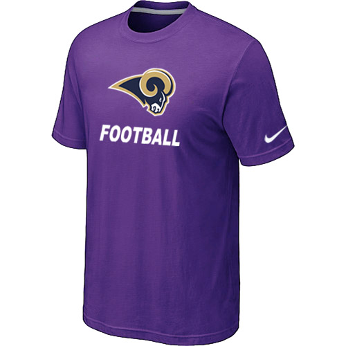 Men's St.Louis Rams Nike Facility T Shirt Purple