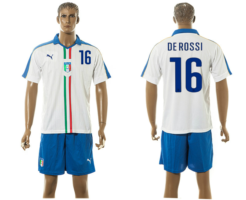 2015-16 Italy 16 DE ROSSI Away Jersey