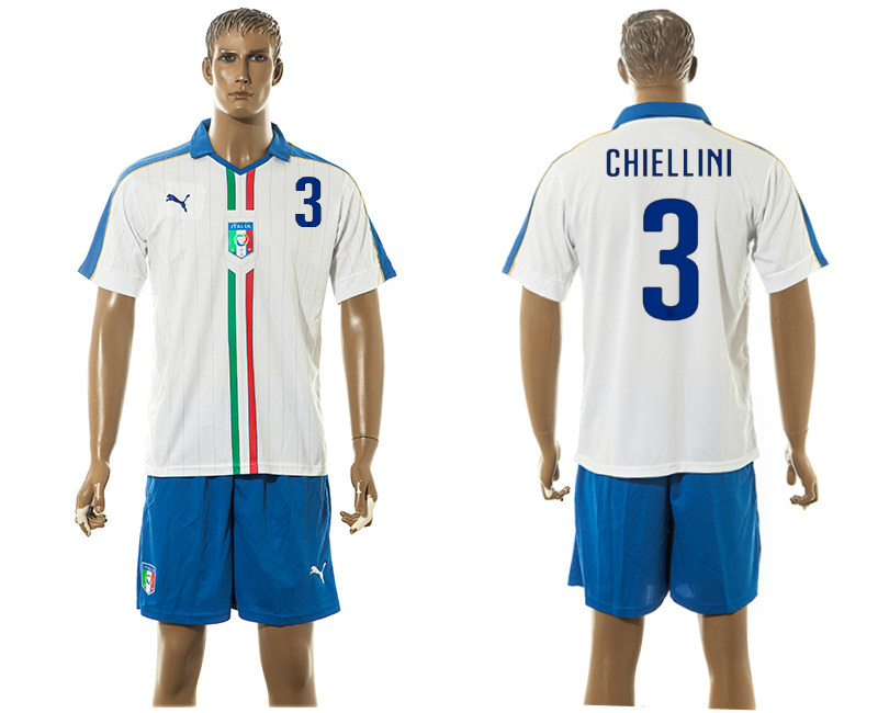 2015-16 Italy 3 CHIELLINI Away Jersey
