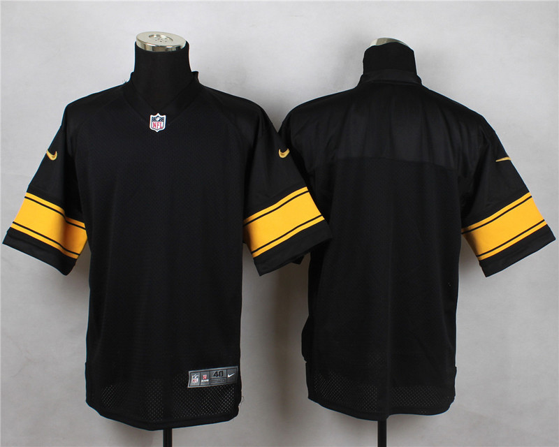 Nike Steelers Blank Black Pro Line Elite Jersey