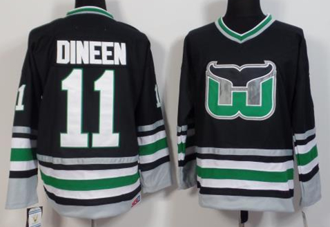 Whalers 11 Kevin Dineen Black CCM Jersey