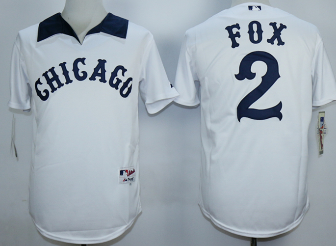 White Sox 2 Nellie Fox White 1976 Turn Back The Clock Jersey