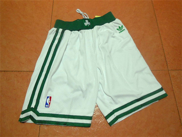 Celtics White New Revolution 30 Shorts