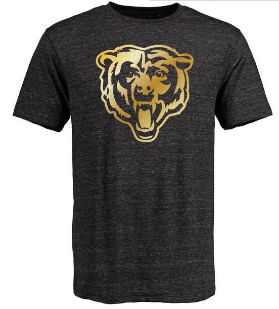 Nike Bears Black Pro Line Gold Collection Tri-Blend Men's Short Sleeve T-Shirt