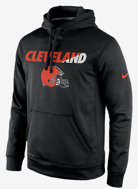 Nike Browns Black Sideline Pullover Hoodie Nike Browns Black Sideline Pullover Hoodie