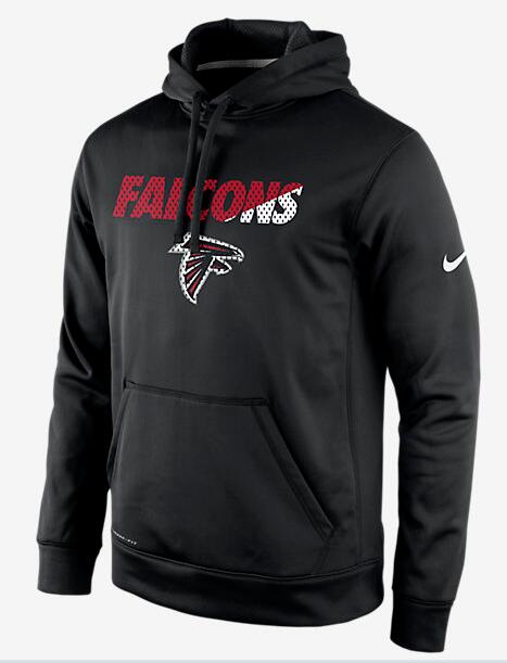 Nike Falcons Black Sideline Pullover Hoodie