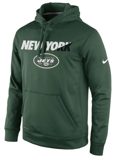 Nike Jets Green Sideline Pullover Hoodie