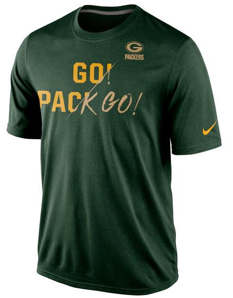 Nike Packers Green Go Pack Go Men's Short Sleeve T-Shirt