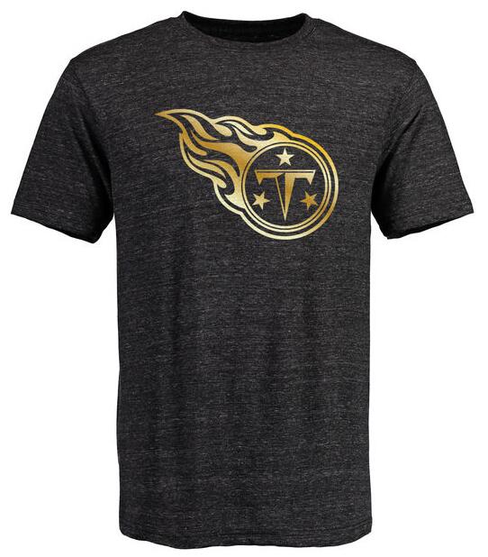 Nike Titans Black Pro Line Gold Collection Tri-Blend Men's Short Sleeve T-Shirt