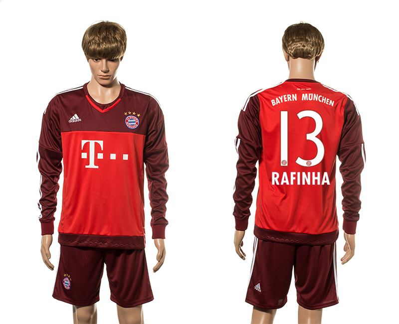 2015-16 Bayern Munich 13 RAFINHA Goalkeeper Jersey 2015-16 Bayern Munich 13 RAFINHA Goalkeeper Jersey