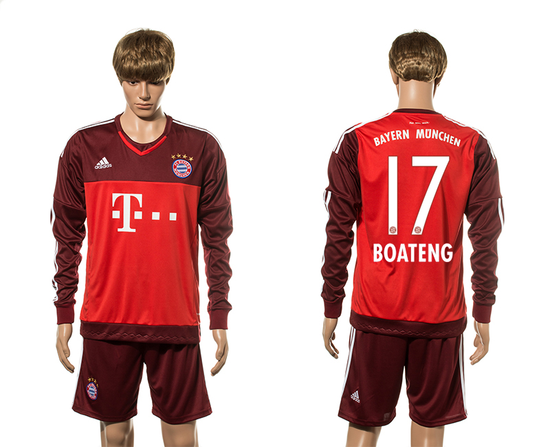 2015-16 Bayern Munich 17 BOATENG Goalkeeper Jersey