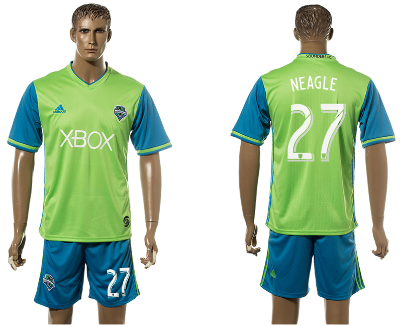 2016-17 Seattle Sounders 27 NEAGLE Home Jersey
