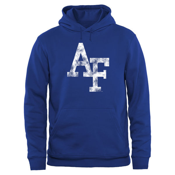 Air Force Falcons Fresh Logo Blue College Pullover Hoodie