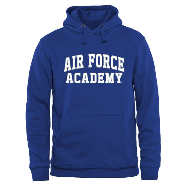 Air Force Falcons Team Logo Blue College Pullover Hoodie - Click Image to Close