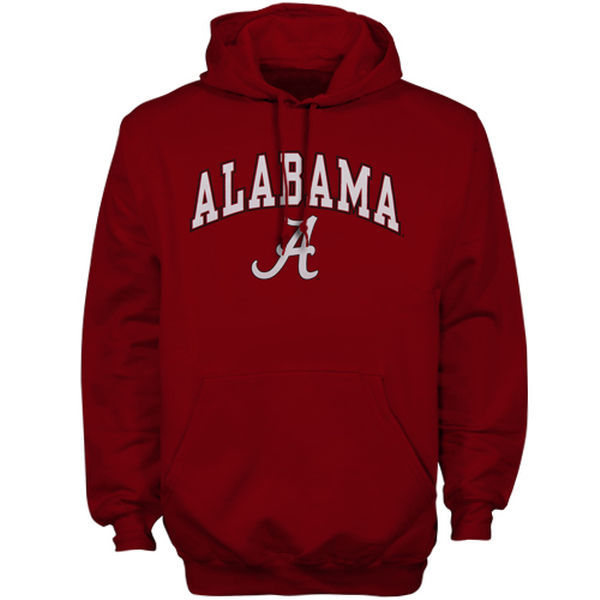 Alabama Crimson Tide Team Logo Red College Pullover Hoodie