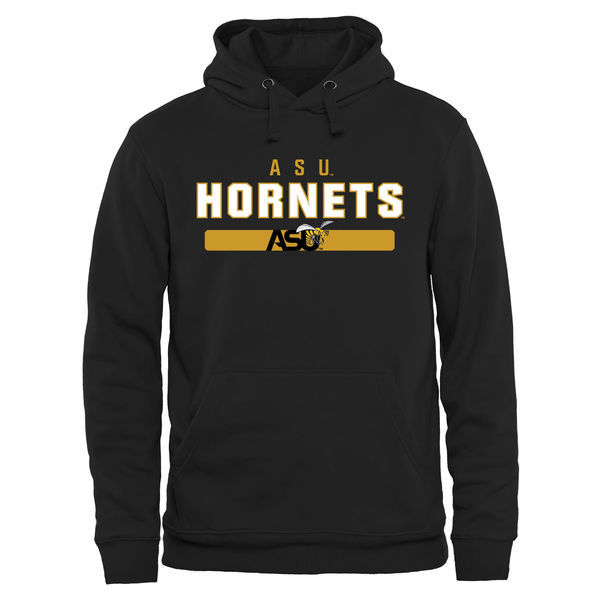 Alabama State Hornets Team Logo Black College Pullover Hoodie6