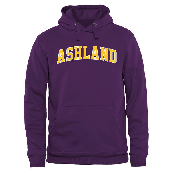 Ashland Eagles Team Logo Purple College Pullover Hoodie2