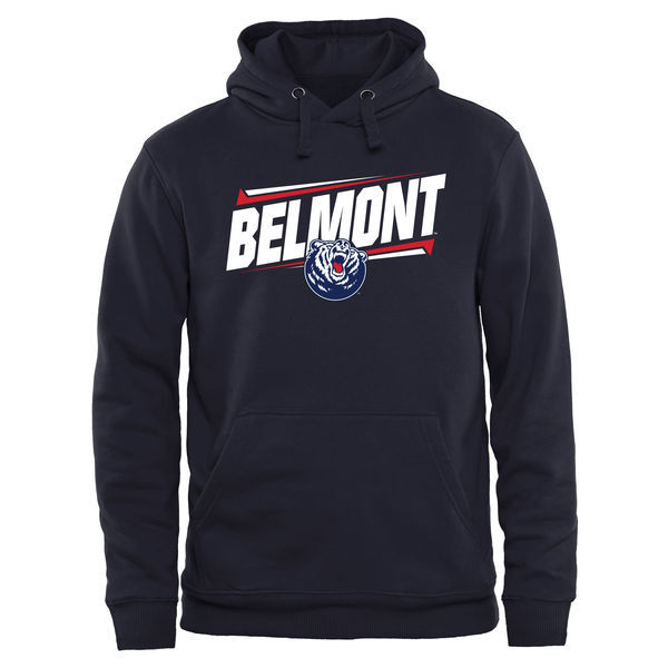 Belmont Bruins Team Logo Black College Pullover Hoodie3