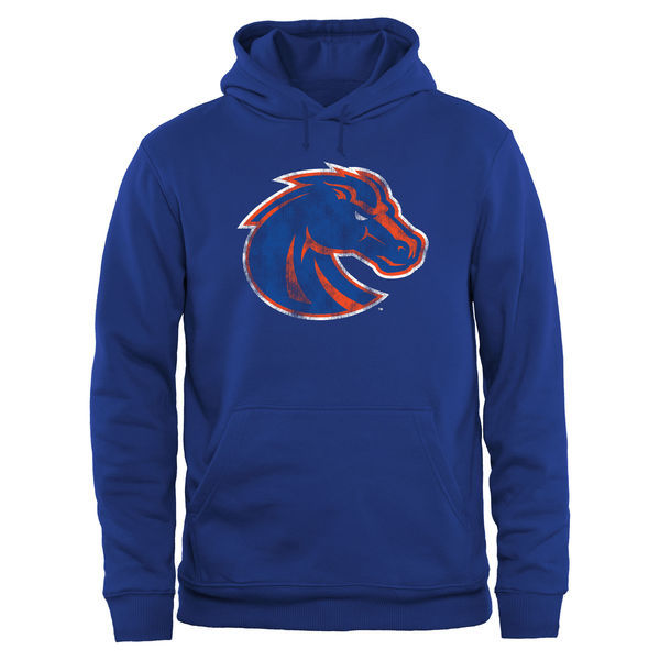 Boise State Broncos Team Logo Blue College Pullover Hoodie