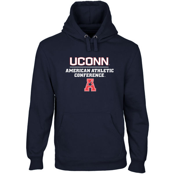 Connecticut Huskies American Athletic Conference Navy Blue College Pullover Hoodie