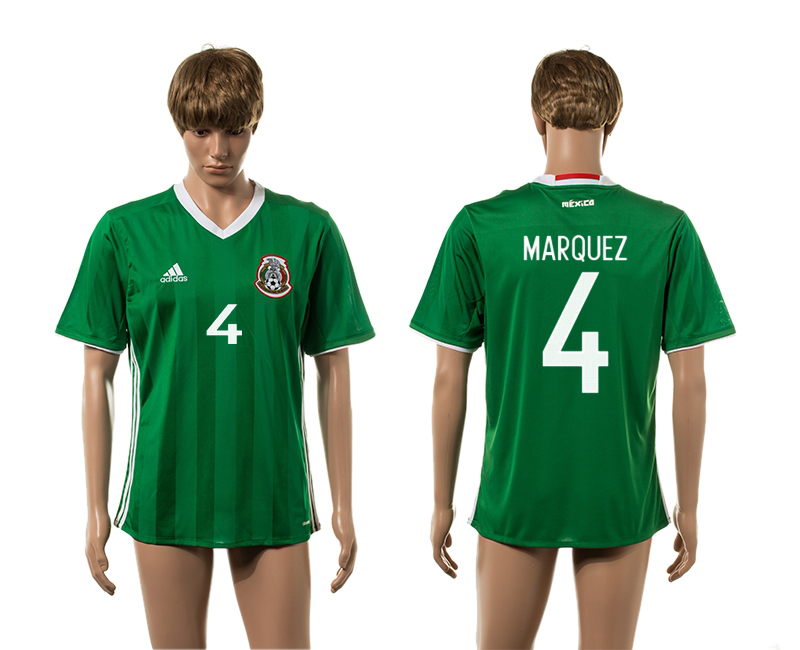2016-17 Mexico 4 MARQUEZ Home Thailand Jersey