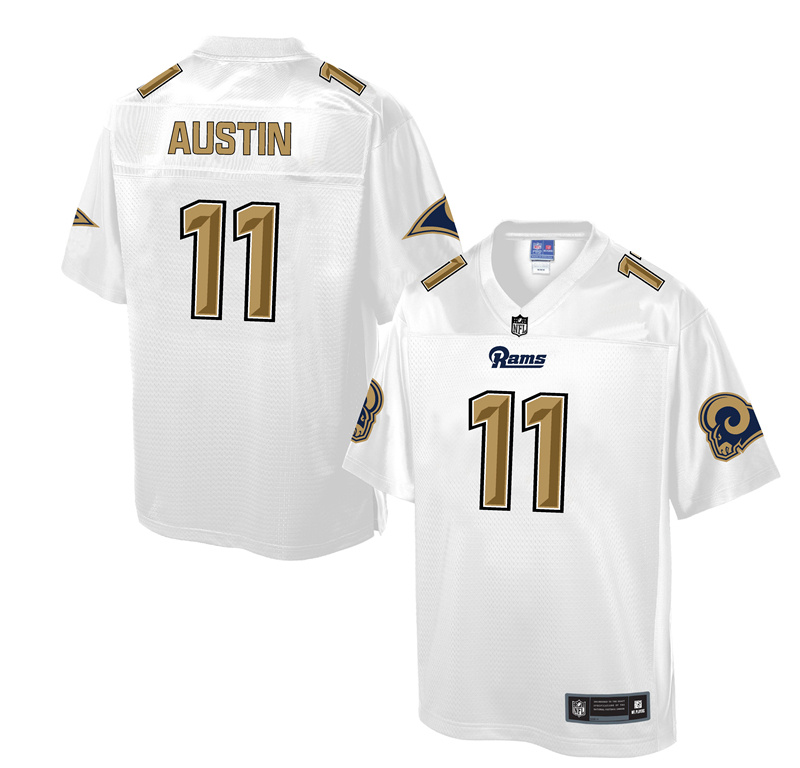 Nike Rams 11 Tavon Austin White Pro Line Elite Jersey