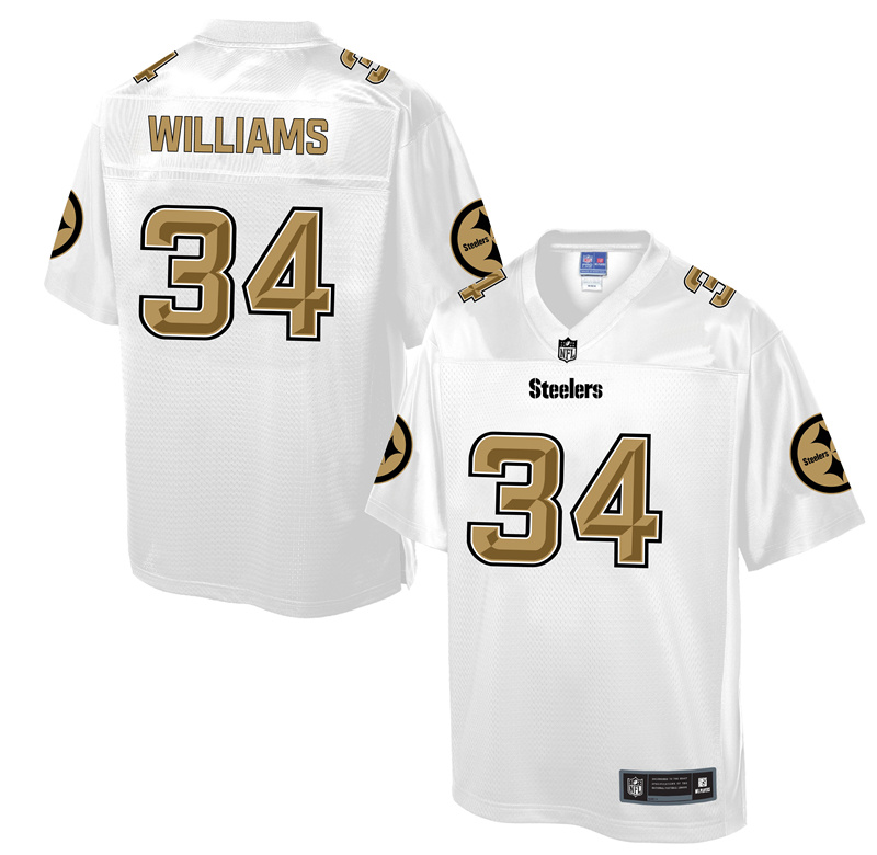 Nike Steelers 34 DeAngelo Williams White Pro Line Elite Jersey
