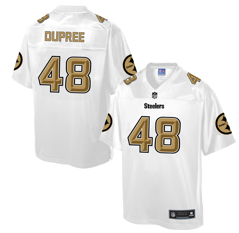 Nike Steelers 48 Bud Dupree White Pro Line Elite Jersey - Click Image to Close